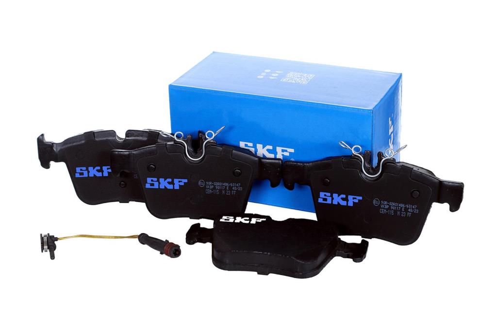 Jeu de 4 plaquettes de frein SKF ref. VKBP 90117 E